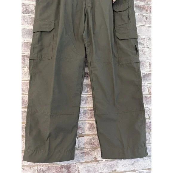 5.11 Tactical Mens Size 38x32 Army Green Canvas Cargo Pants Security Guard NEW - Picture 2 of 9